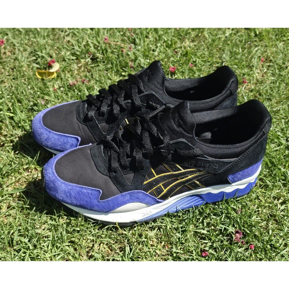 BAIT x Asics Gel Lyte V "Splash City" Sneakers US 9.5 Blue-Black-Gold H5A0K
